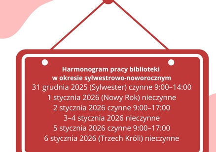 Okres świąteczny-tak pracujemy